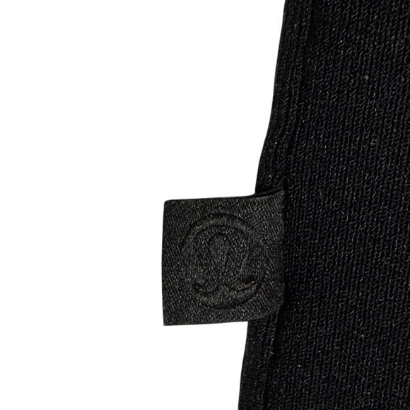 Lululemon Tight-Fit Long-Sleeve Knit Bodysuit Black ribbed size XXS NEW top - Picture 6 of 9